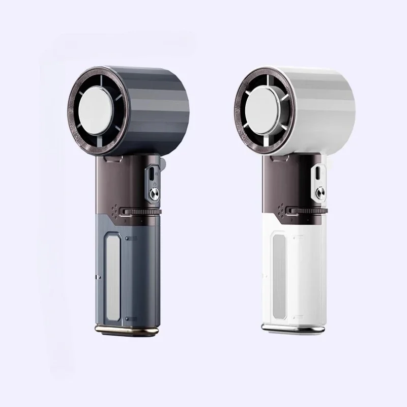 

Handheld semiconductor ice cooling small fan ultra high speed silent usb rechargeable mini portable