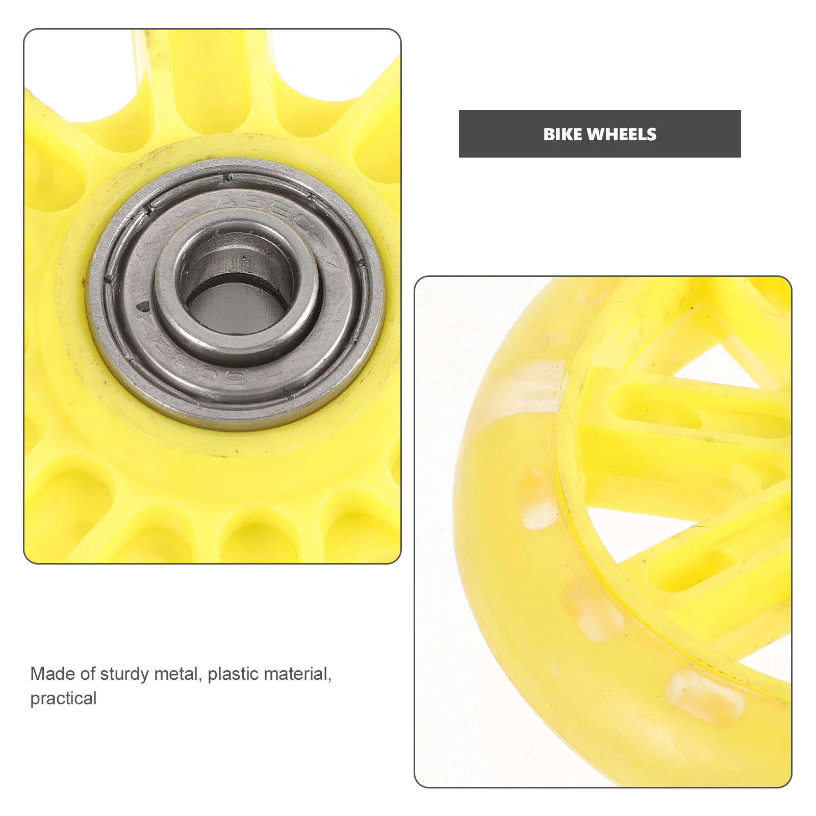 

1Set Bike Stabilisers Auxiliary Wheels Replaceable Durable Wear-Resistant Kids Training Wheels Children Bicycle Accessories
