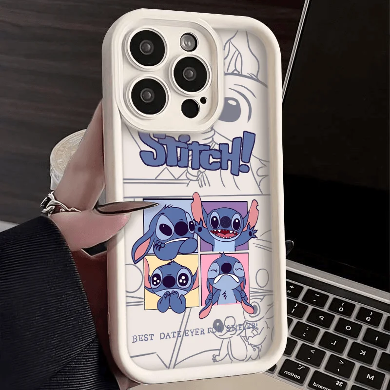 For Honor X6 X7C X8A X9B 70 90 Lite Kawaii Stitch Mood Cartoon Multistep Soft Phone Case for Huawei Y9S Nova 12 11i 10 SE 9 Y70