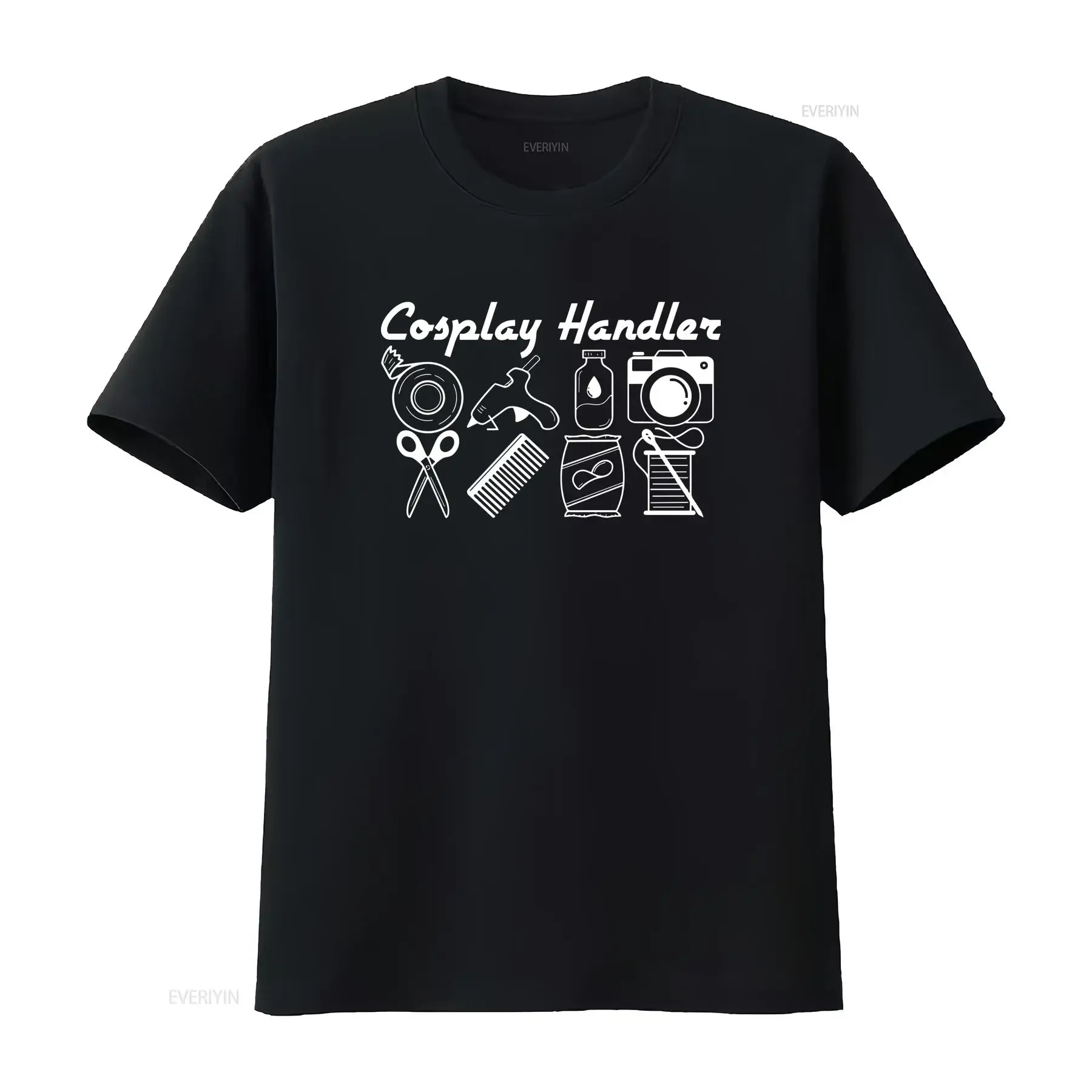 Cosplay Handler Convention t shirt with White Text Helping Hand Funny Con Helper Designation vintage Washed