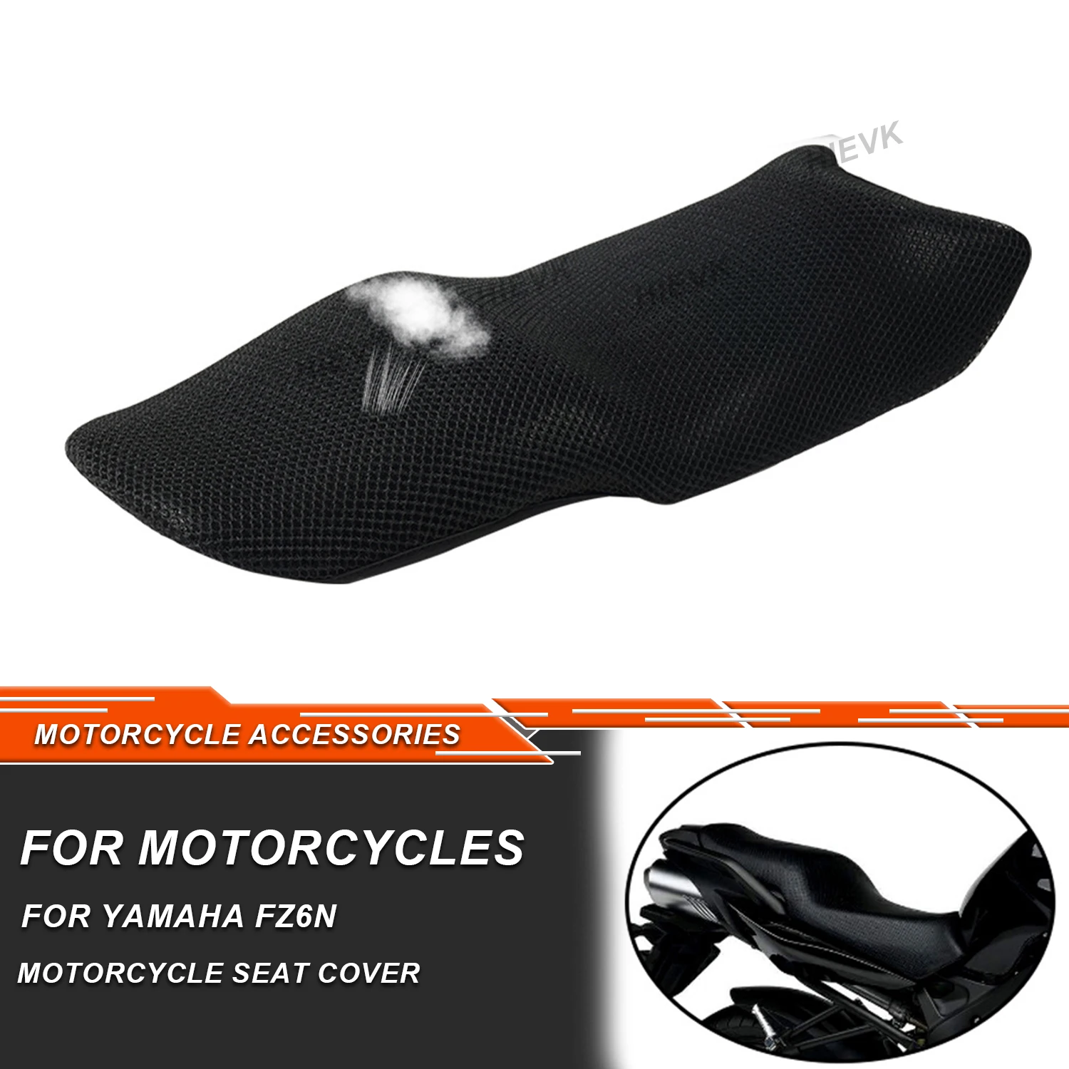

Motorcycle Seat Cushion Cover Protection Guard Breathable Mesh Replacement For YAMAHA FZ6 Fazer FZ6N FZ6S FZ 6N 6S