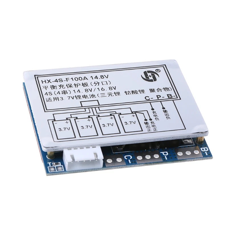 4S 100A 14.8V Li-ion Lithium 18650 Battery PCM for Protection Board with Bal