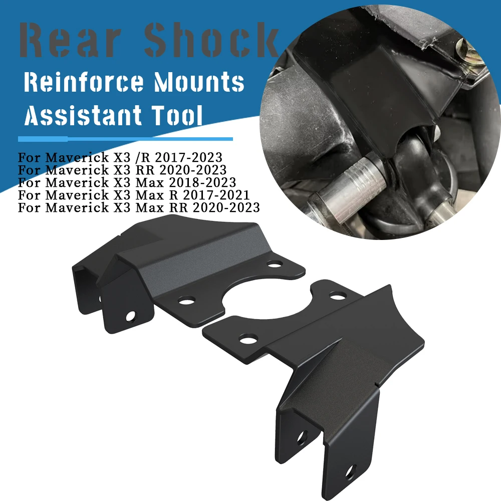 

2022 2023 Rear Shock Reinforce Mounts For Can-Am Maverick X3 Max R RR 2017 2018 2019 2020 2021 New Motorcycle Accessories Tools