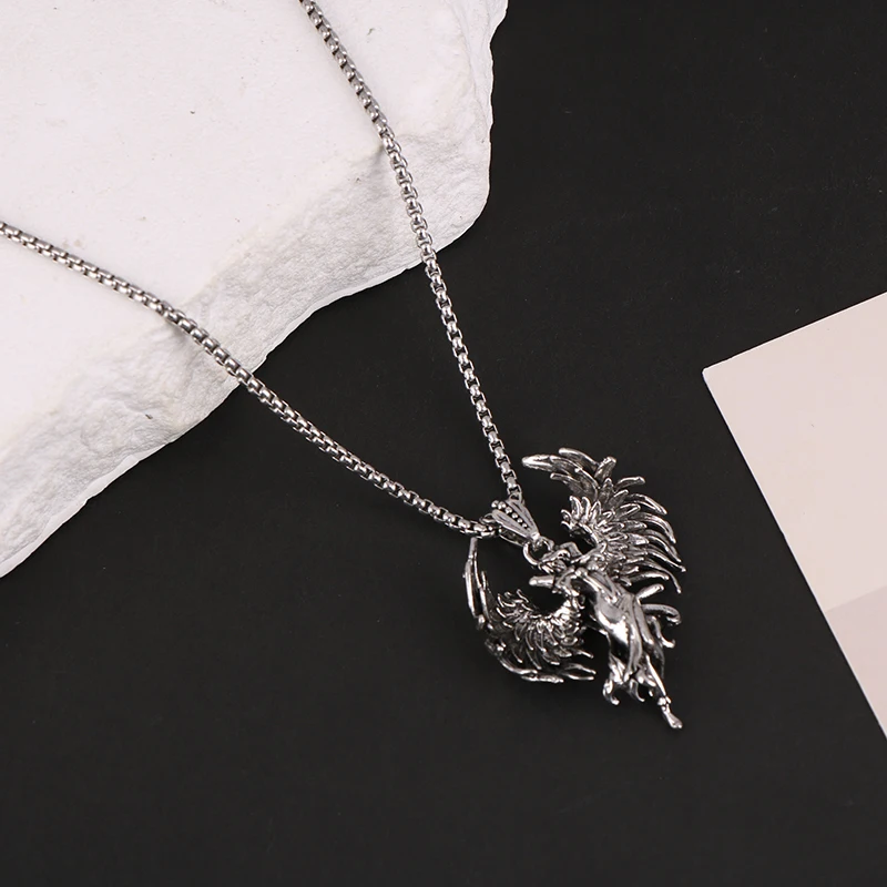 

Woman Man Personality Trend Ancient Greece Metal Angel Wings Goddess Pendant Necklace Amulet Leisure Jewelry