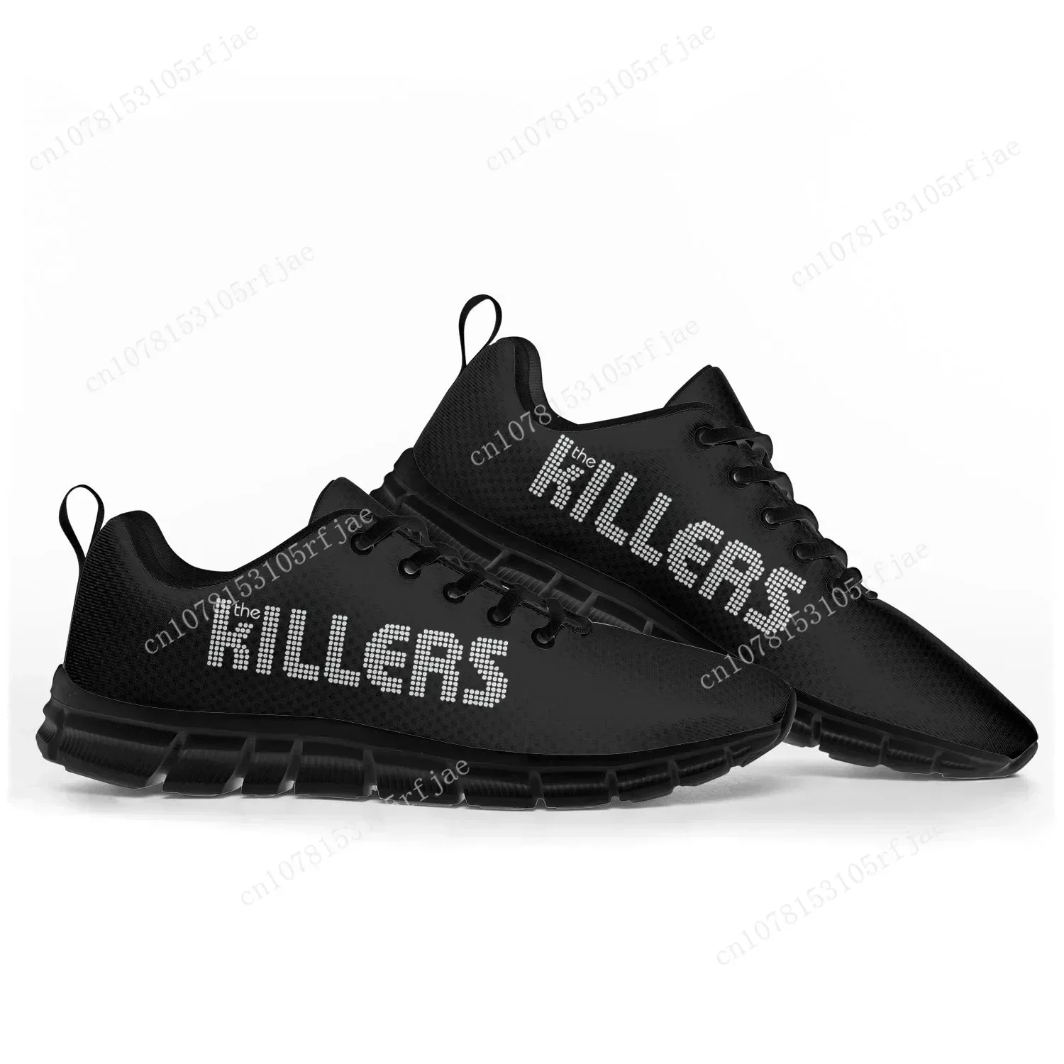 The Killers Rock Band Pop Sports Shoes Mens Womens Teenager Sneakers Casual Custom High Quality Couple Shoes Black