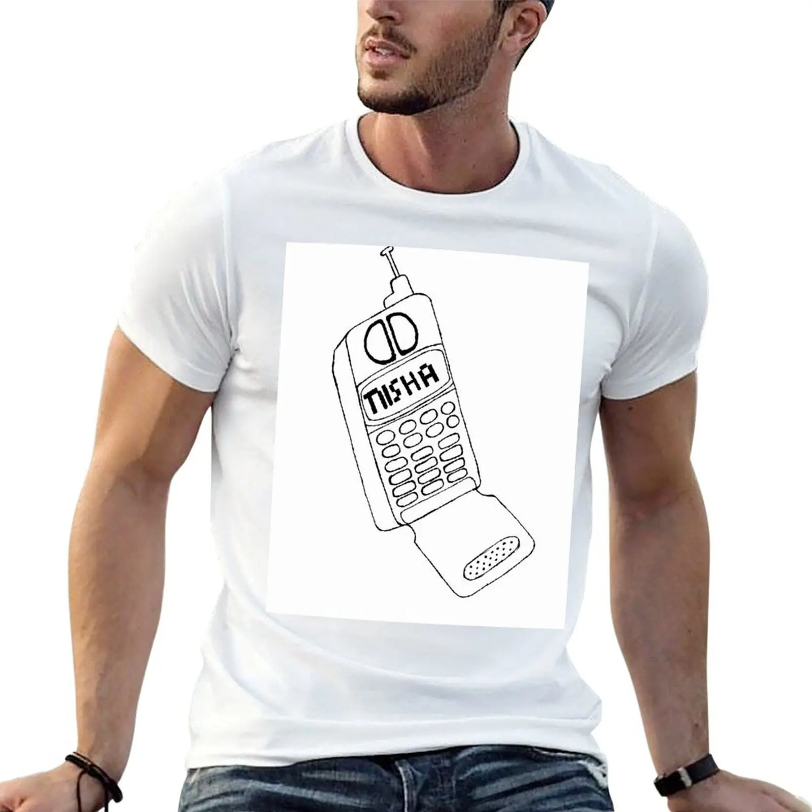 

Serial Nisha Call Drawing T-Shirt anime tshirt man t shirts for men casual man t shirts high quality luxury brand T-shirt