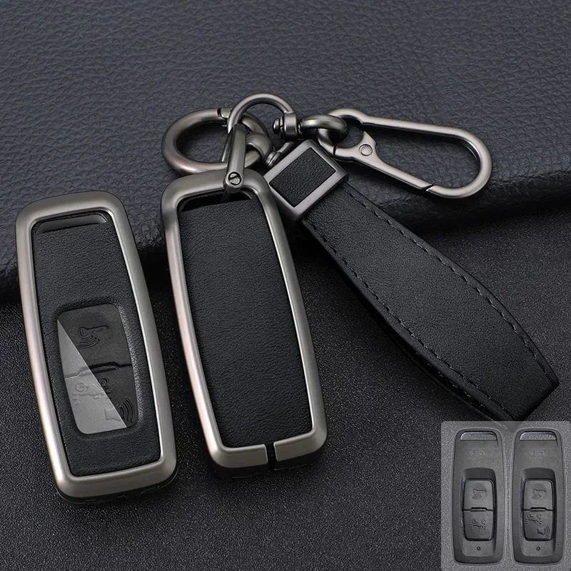 Zinc Alloy + Leather Car Key Case Cover For Honda PCX 160 125 PCX125 PCX160 VISION SH350 ADV 150 350