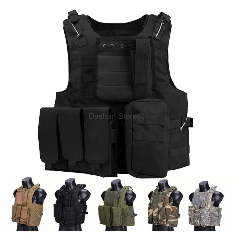 Outdoor Tactical Vest Gear Vest Plate Carrier Airsoft CS Wargame New Style Hunting Equipment Paintball Camouflage Armor