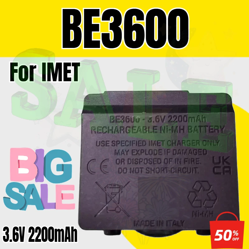 1pce 3.6V 2200mAh Rechargeable BE3600 Overhead Crane Remote Control Battery