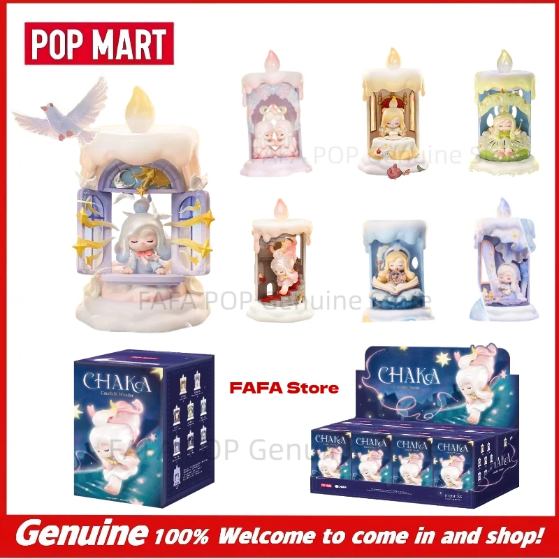 Neue Original POP MART CHAKA Candlelight Wander Serie Sammelfiguren Blind Box Spielzeug Dekorative Ornamente Geburtstagsgeschenk
