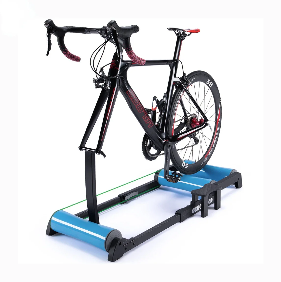 Bike Trainer Rollers Indoor Exercise Foldable Cycling Training Fitness Bike Home Trainer