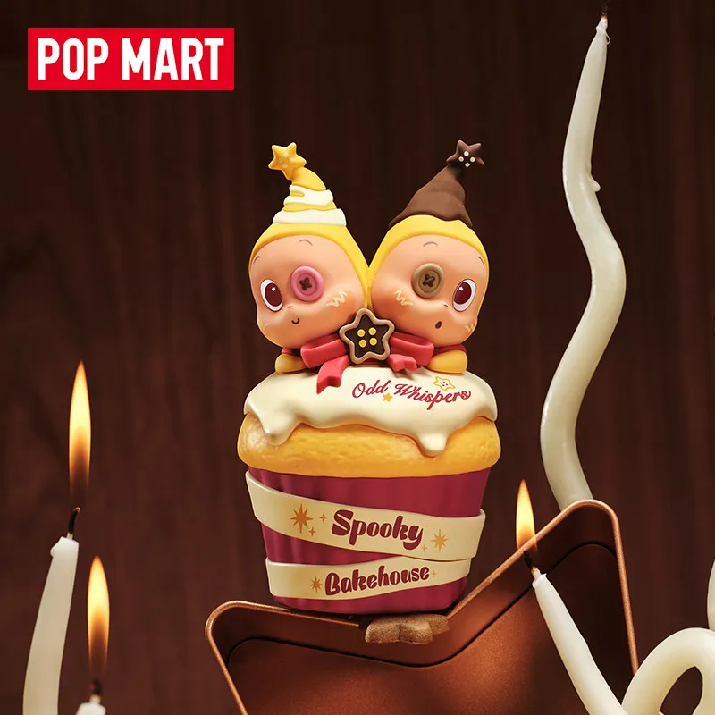 POP MART Spooky Bakehouse Serie Projektions-Nachtlicht Überraschungsbox Spielzeug Überraschungstüte Mystery Box Puppe Niedliche Anime-Figur Ornament