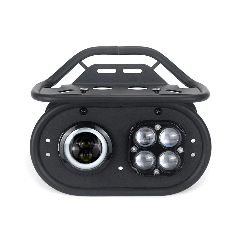 【Premium】For Benda Chinchilla 350 retro square and round headlight assembly, front headlight assembly, and dual lights
