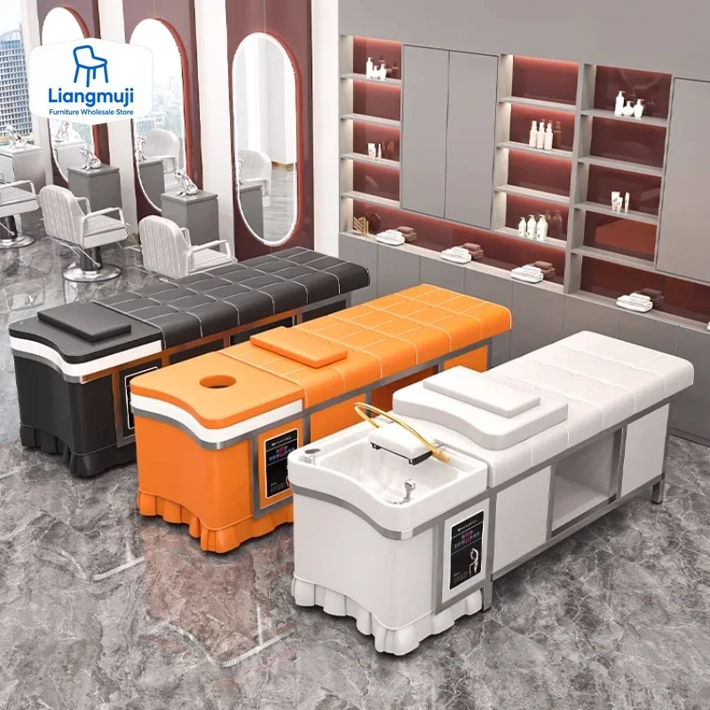 

High Quality Materials Shampoo Chair Reclining Feature Professional Salons Shampoo Chair Luxury Experience Shampoo Furniture