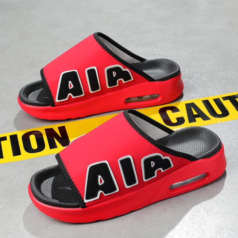 Slippers for Men Flip Flops Air Cushion Design Slide Man Summer New Soft Non-slip Men's Sports Chanclas Hombre Slippers Men
