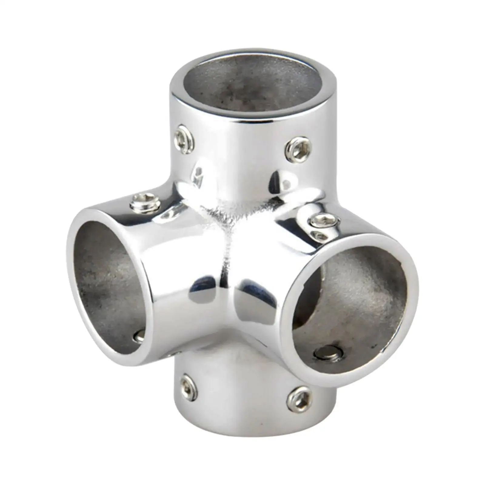 

Угловой соединитель 4-сторонний 25 мм, 4-ходовой соединитель для труб лодок, фитинг для поручней, подходит для яхт, дома, сада, для труб с внешним диаметром 1 дюйм