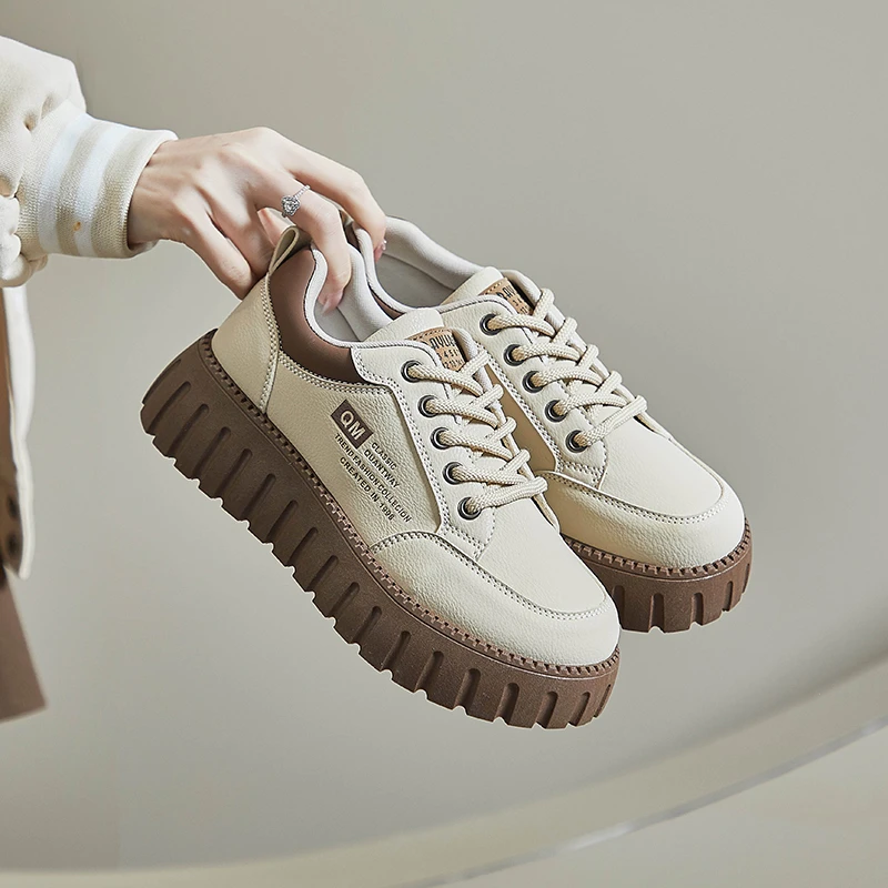 

Fashion Fitness Women Sports Shoes Thick Sole Comfortable Chunky Sneakers Outdoor Running Sneakers Breathable Casual Trainers