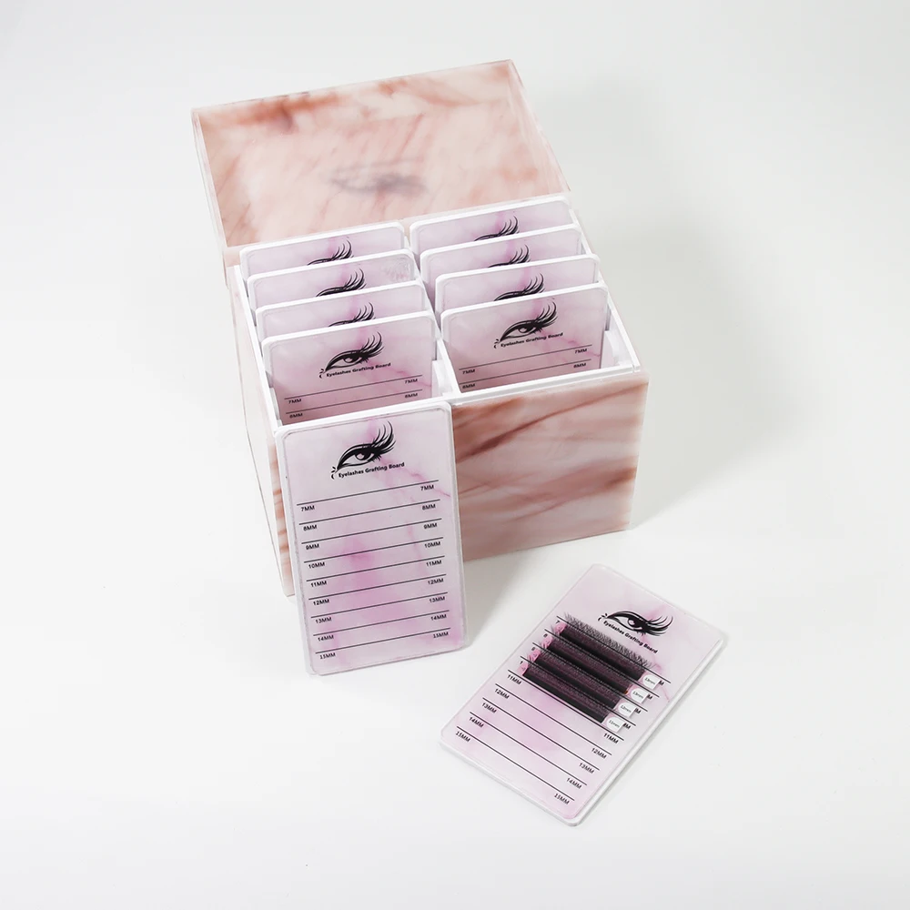 GAHAMACA 5/10 Layer Deluxe Akrylowe pudełko do przechowywania rzęs Przestronny organizer Narzędzie studyjne do przedłużania rzęs — zdjęcie 6
