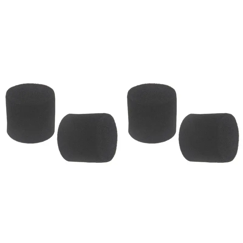 M09K 4Pcs Sponge Plug For Speaker Port Tube Bass Reflex Tube Loudspeaker Woofer Vent Bass Phase 48X65mm