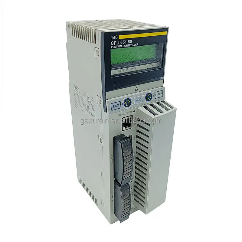 Tl novo 100% original s-chneider 140cpu65160 processador de unidade modicon plataforma de automação modbus plus 1024kb ram 266mhz