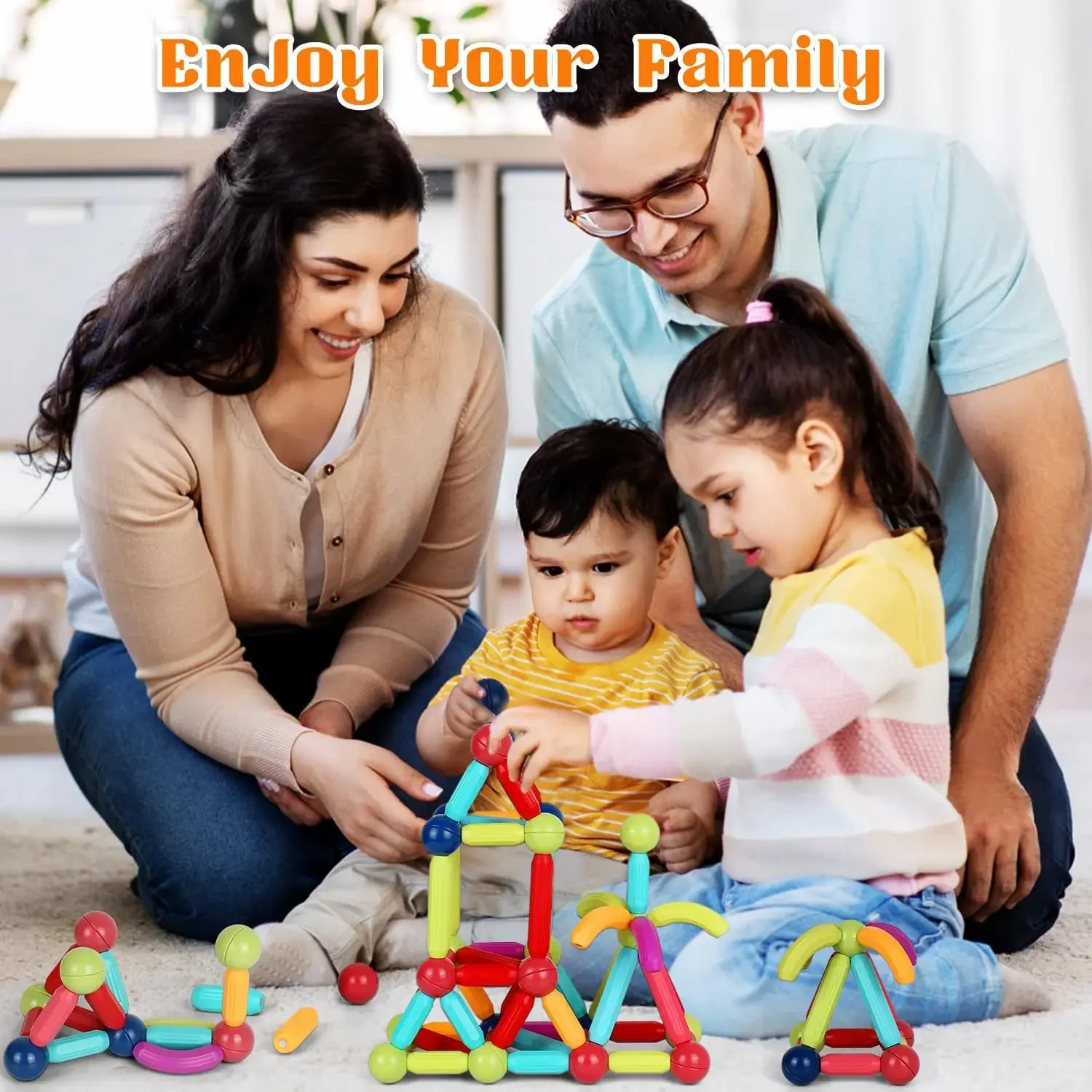 Vielzahl von Magnets täben montiert Magnet blöcke Kinder pädagogische früh kindliche Spielzeuge Eltern-Kind-Interaktion spielzeug