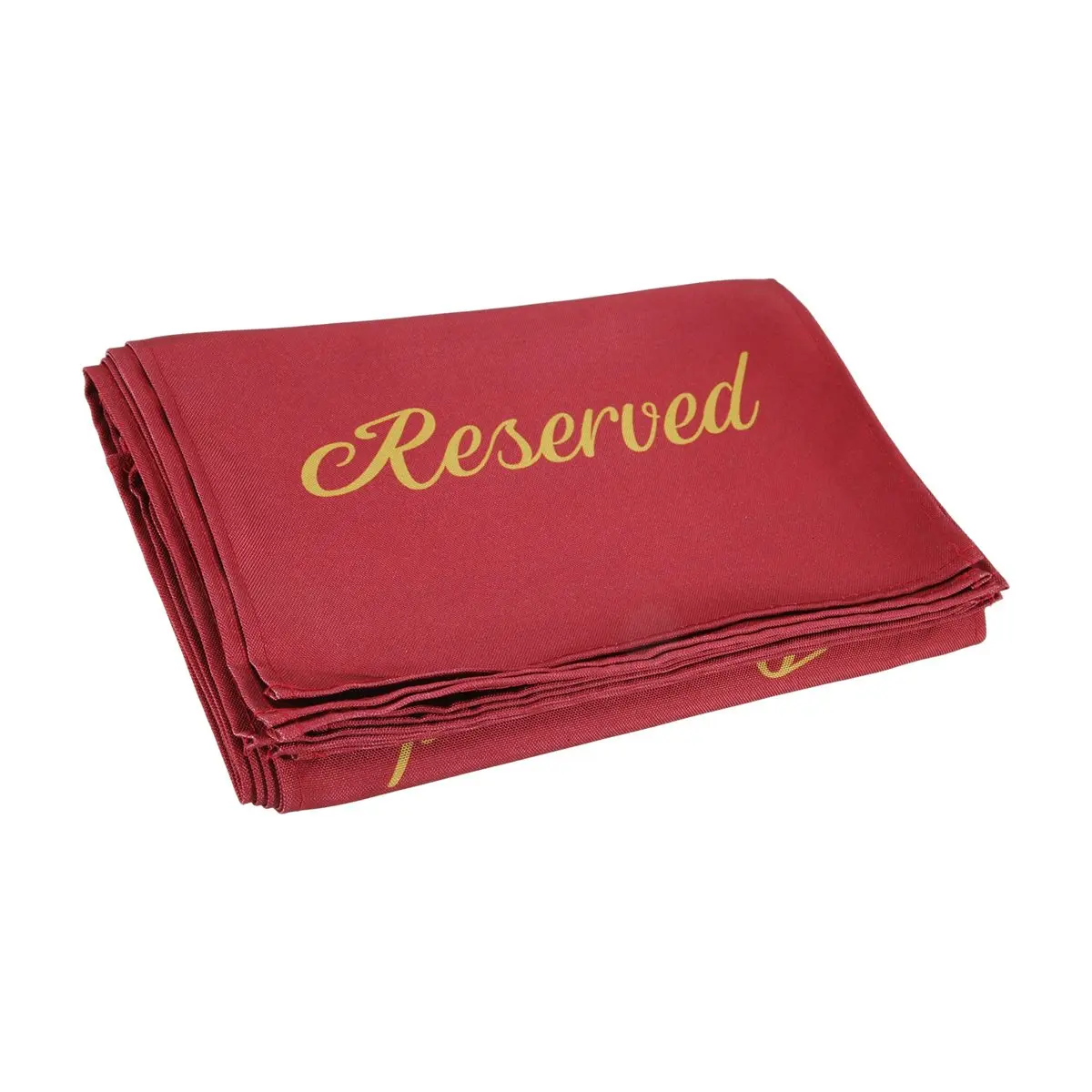 Goodprice 12 Pieces Reserved Seating Signs for Chairs 22 Inch Reserved Signs for Church Pews Cloth Placeholder for Restaurant B