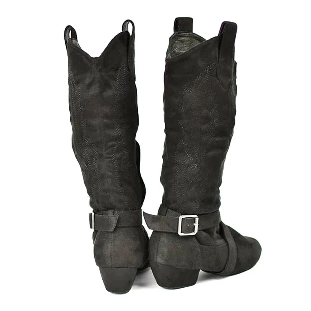 Damen-High-Heel-Tanzstiefel mit weicher Sohle für Latin, Salsa, Line Dance, National- und Volkstanz, Übung und Aufführung – Detail 3