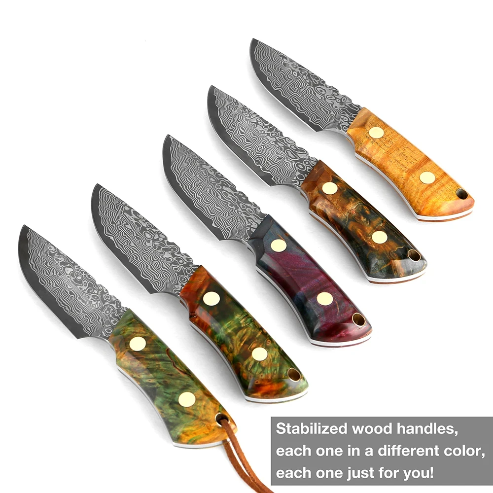 

Damascus Steel Utility Knife Japanese Damascus Kitchen Petty Knife Razor Sharp Cutting Fruit Carving Chef’s Paring Knives