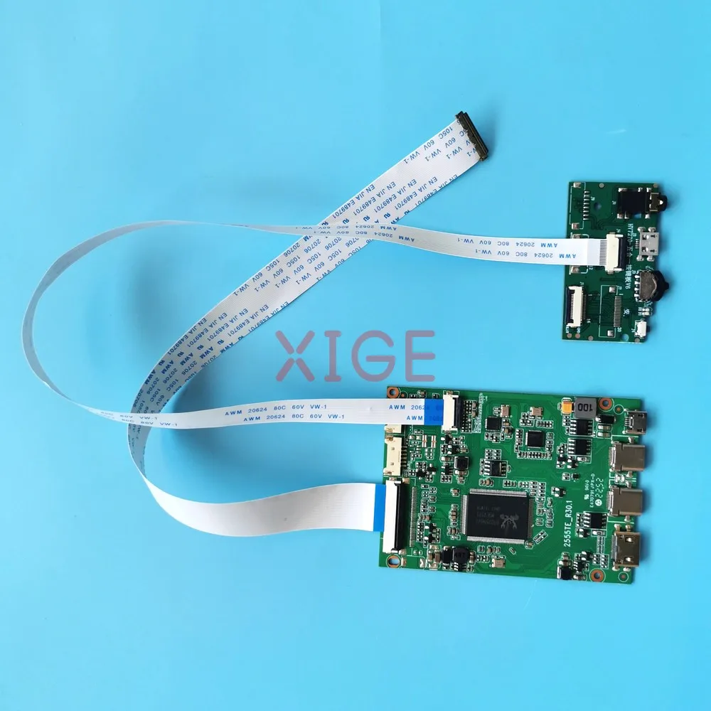 

Плата контроллера драйвера ЖК-дисплея для B173HTN01.0 B173HTN01.1, комплект DIY HDMI-Mini 1920x1080 2 TYPEC 30-контактный EDP 17,3-дюймовый экран ноутбука