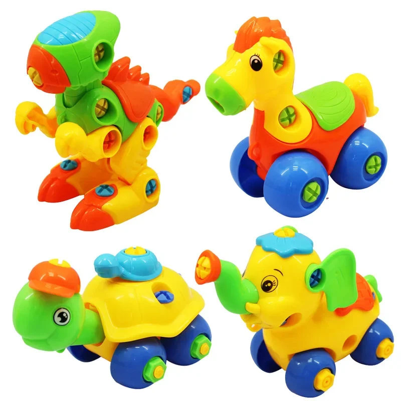 Modello di Formazione iniziale di Costruzione FAI DA TE Vite Dado Gruppo Installato 3D di Puzzle Di Smontaggio Moto Giocattoli Per Bambini per I