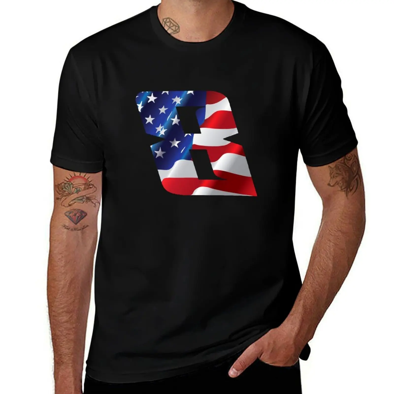 

Kyle Busch USA 8 T-Shirt Summer Print Short Sleeve Tee