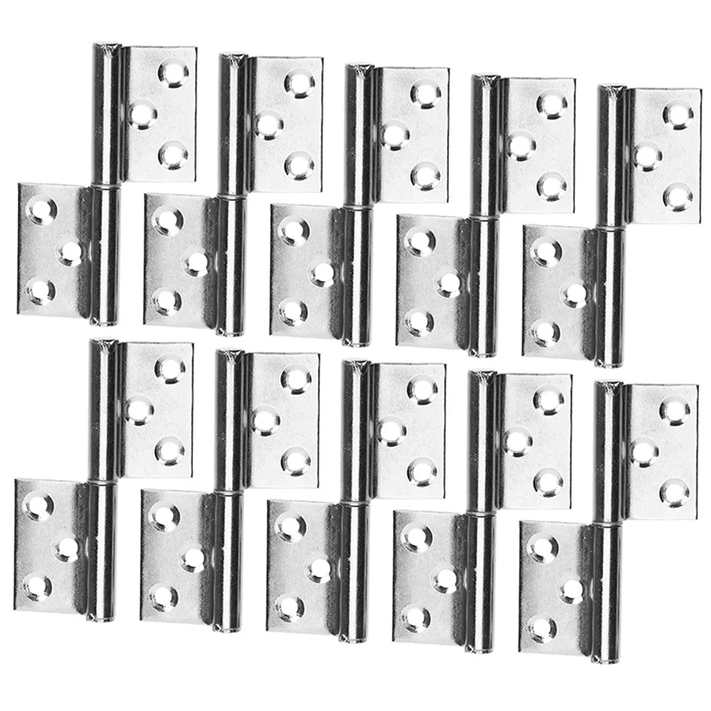 

10pcs Lift Off Stainless Steel Detachable Door Hinges Flag Design For Cabinet Wood Outdoor Interior Shutter Small Hinges
