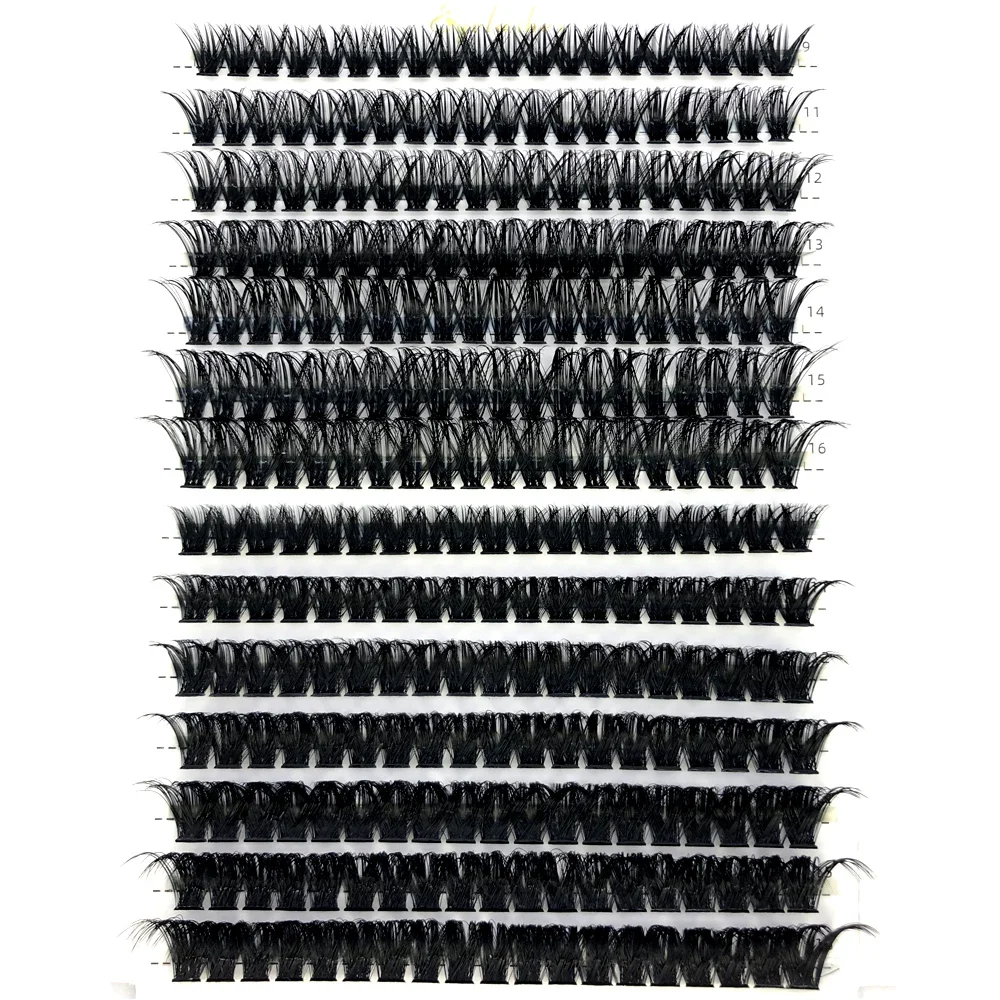 HBZGTLAD 50D/80D Personal Artificial Eyelash Grafting Extends Thick Eyelashes 280 Bundles Soft and Fluffy Eyelashes