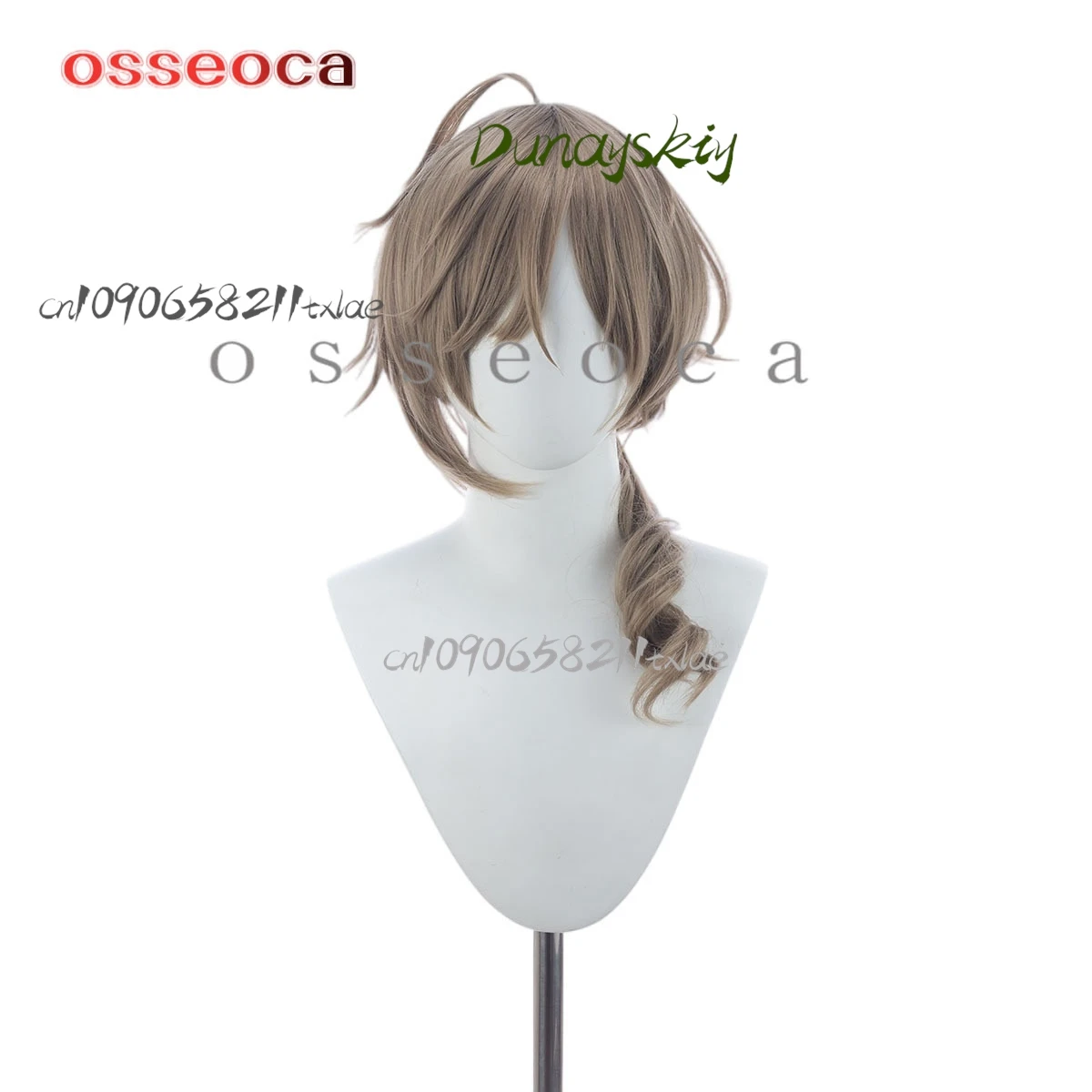 Nijisanji Kuzuha Cosplay Shirt  Kanakana Wig  Necklace Set VTuber Vampire Outfit for Halloween Graduation Summer Daily