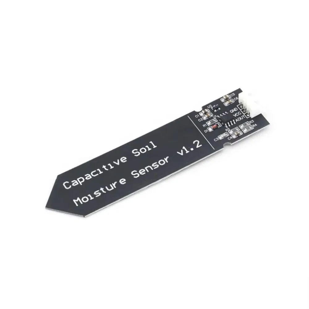 10 sensores capacitivos de umidade do solo, não facilmente corrodada, linha de transmissão de trabalho de ampla tensão