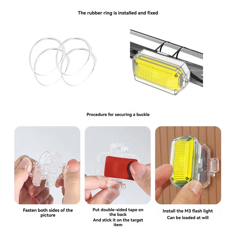 ABHZ-Lampu Strobo untuk Mobil Motor Lampu Peringatan Anti Tabrakan Flash Led Remote Control Nirkabel Tahan Air untuk Mobil Sepeda