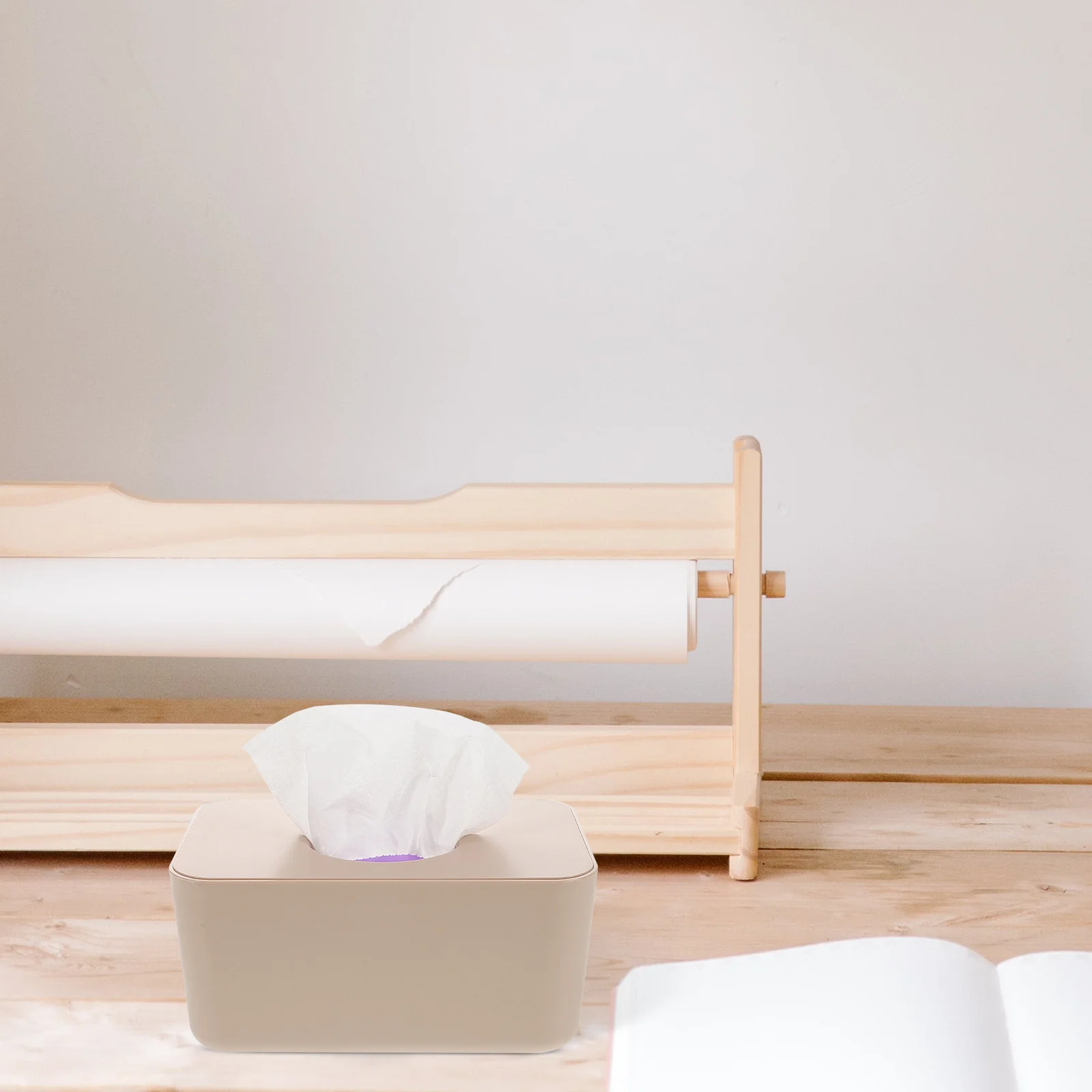 

Wet Tissue Box Silicone Lid Large Capacity Seal Design For Home Car Kitchen Bathroom Use Storage Organizer Dispenser