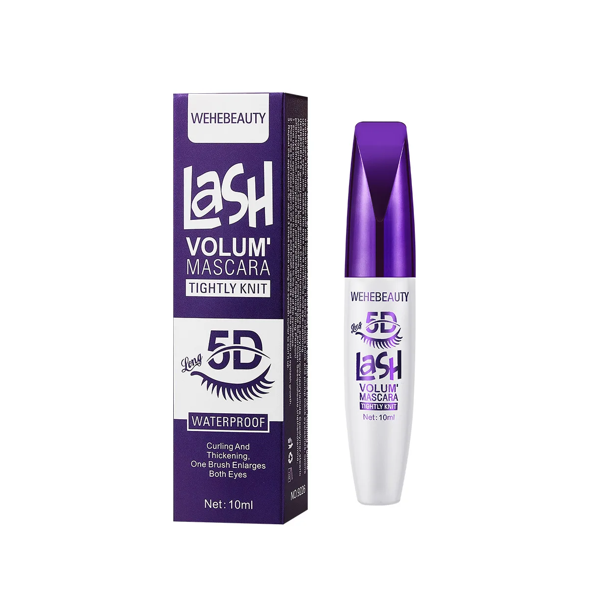 Mascara coloré 5D, imperméable, sans bavures, naturel, longue durée, en Fiber de soie, pour cils, maquillage pour les yeux féminin, cosmétique de beauté