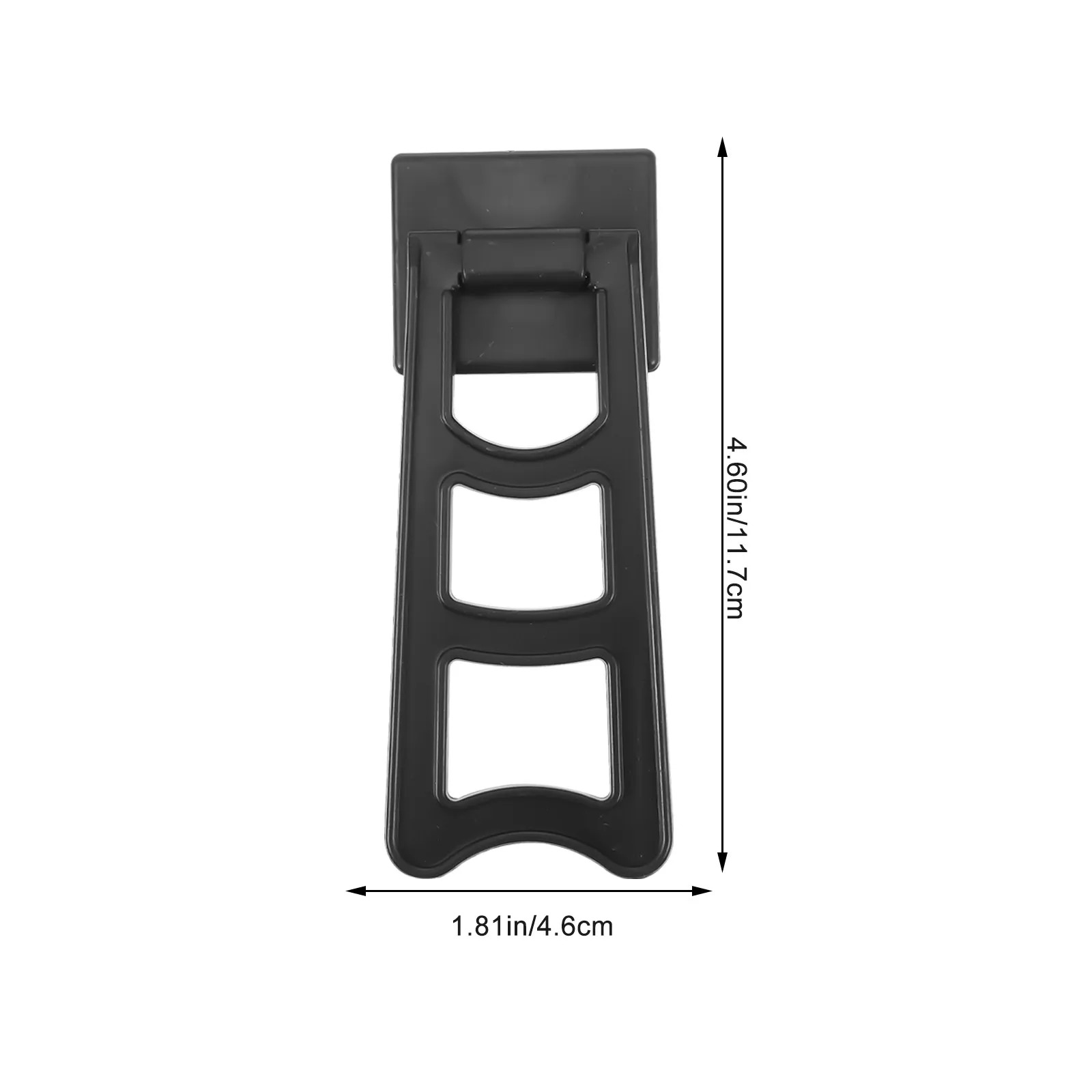 50Pcs Black Trapezoid Photo Frame Brackets Plastic Display Stands For Desktop Home Office Artwork Picture Holder Racks_voghion.com