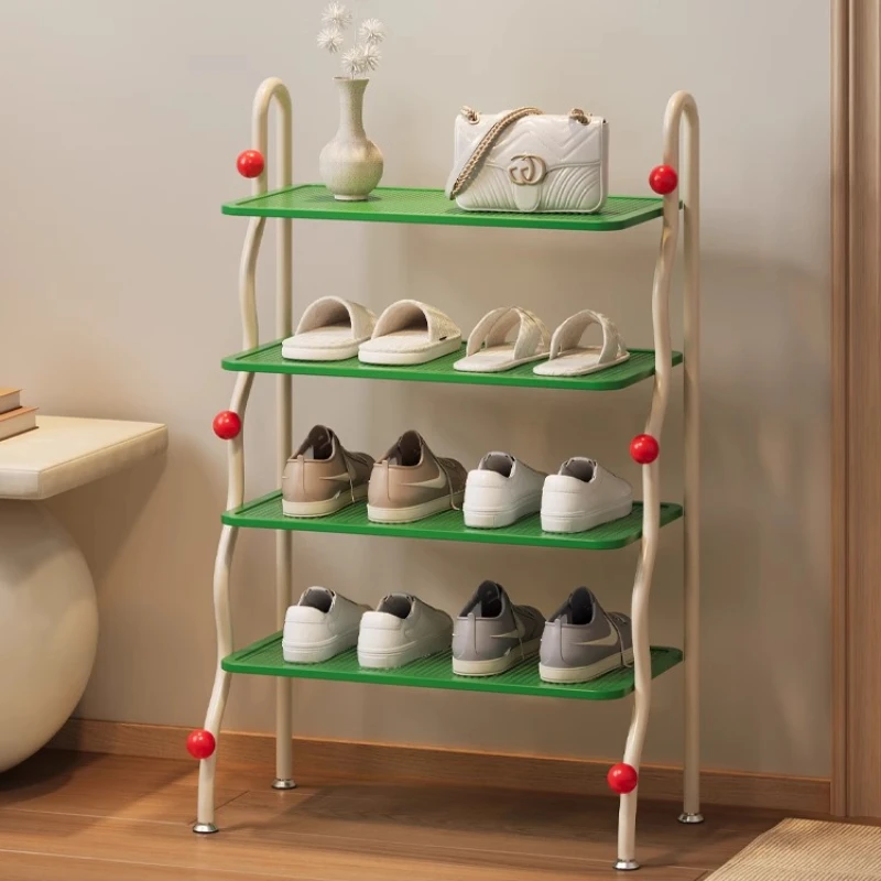 

Элегантная и простая тумба для обуви в прихожую, дизайнерская скандинавская подставка для обуви, уникальная мебель для хранения и демонстрации обуви