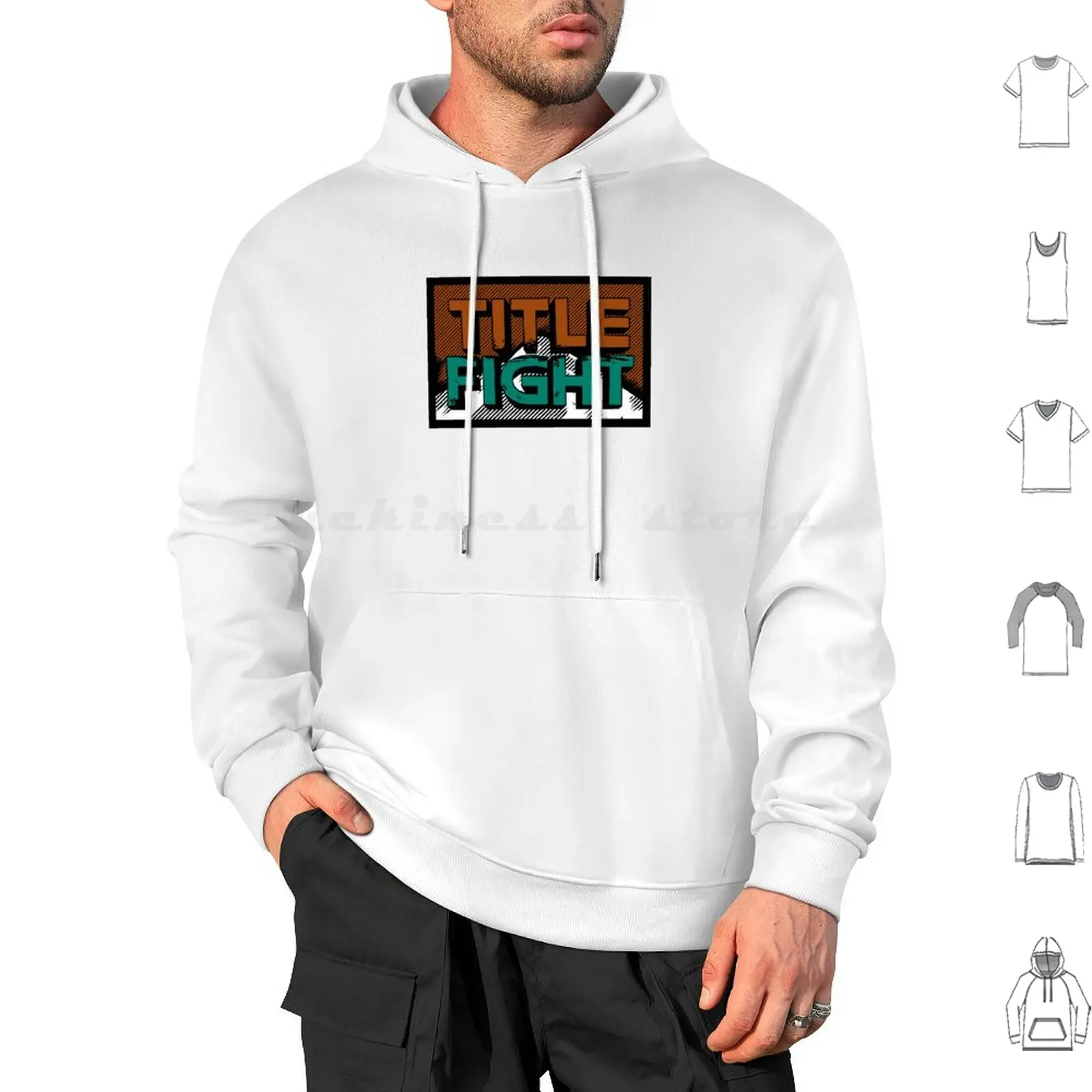 Title Fight Logo Hoodies Long Sleeve Title Fight Hardcore Shoegaze Punk Post Hardcore Emo