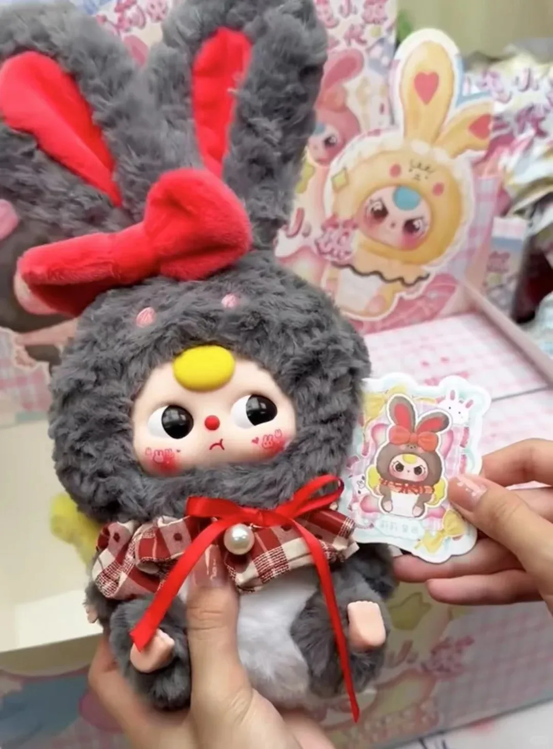 

New Genuine Baby Three V2 Year Lily Rabbit Town Anime Figure Limited Edition Series Blind Box Kawaii Bag Pendant Mystery Box
