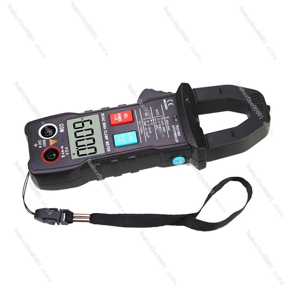 Digital Clamp Meter Multimeter High Precision Intelligent Anti-burn Safety AC Multifunctional Clamp Meter