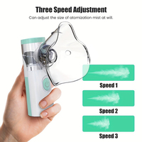 Medical Silent Mesh Nebulizer Mini Portable First Aid Kit Handheld Asthma Inhaler Atomizer Kids Adult Device USB Adult Child Use