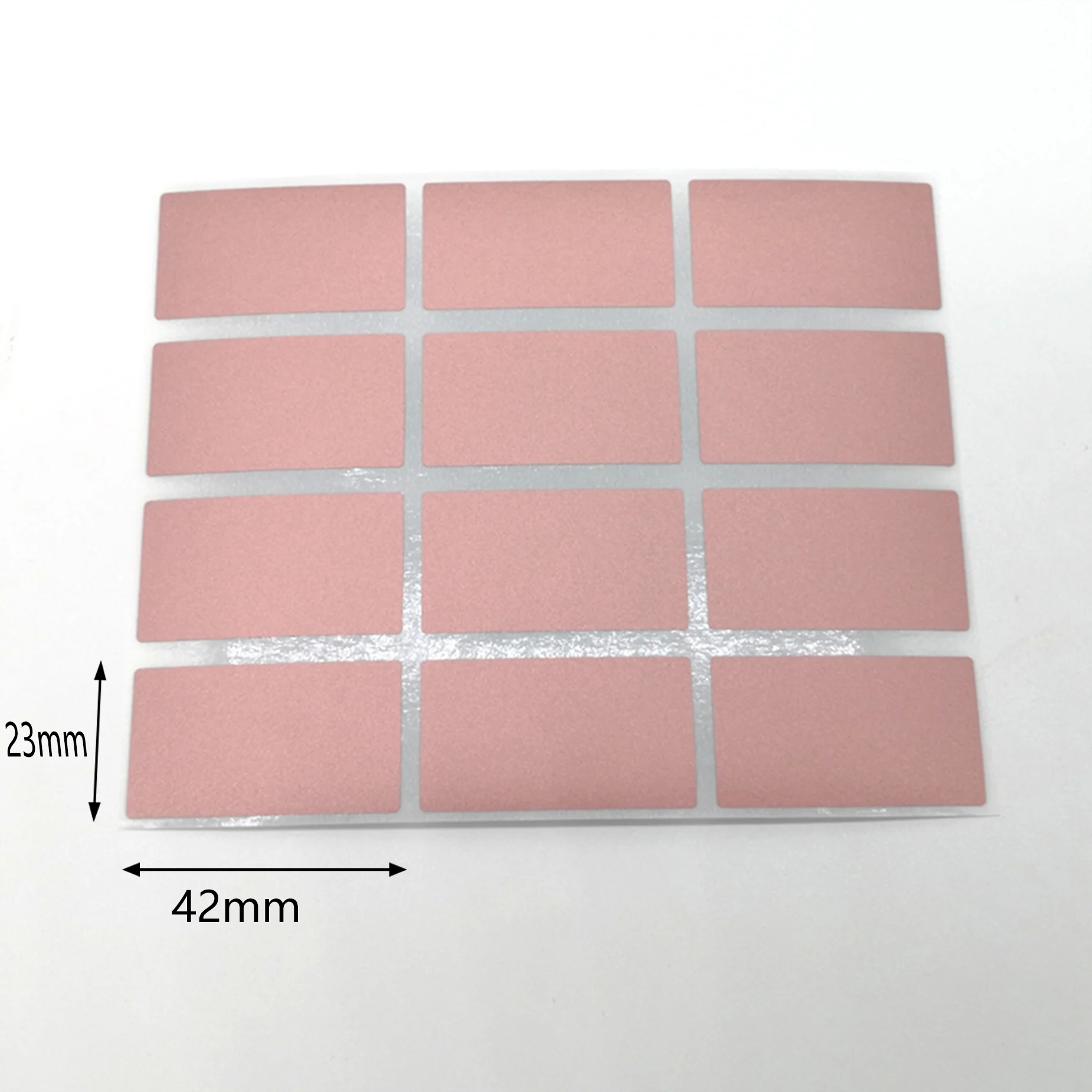 100pcs 23mmx42mm Gold Silvery Scratch Off Sticker Labels DIY adhesive Scratch off