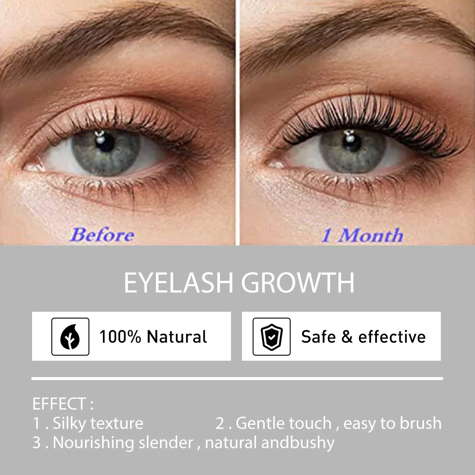 3pcs/set Curling Mascara Eyebrows Grow Thick Slender Eyelashe Extension Anti Sweat Lasting Non Smudging Waterproof Silk Mascara