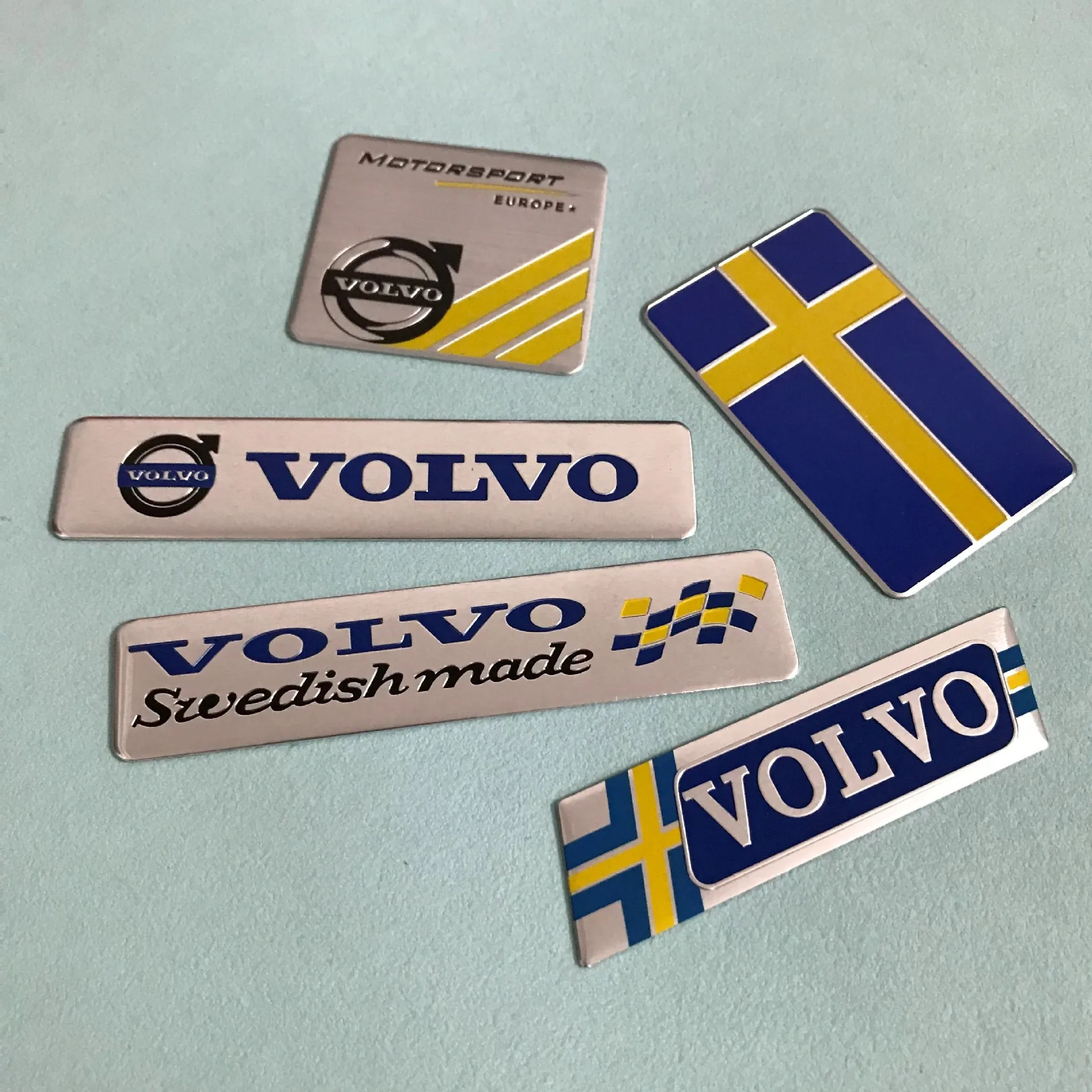 ملصقات جسم صندوق السيارة شارة معدنية محددة ملصق مائي لفولفو Rdesign Polestar AWD V50 S60 XC60 S40 XC40 XC90 V60 S80 S90 V90 V70 #1