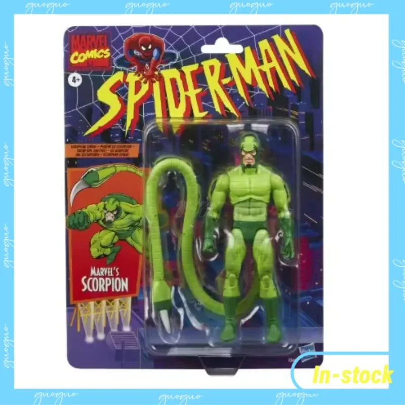 【In-stock】Hasbro Marvel Legends Series Spider-Man Scorpion Anime Character Toy Gift Collection Ornament