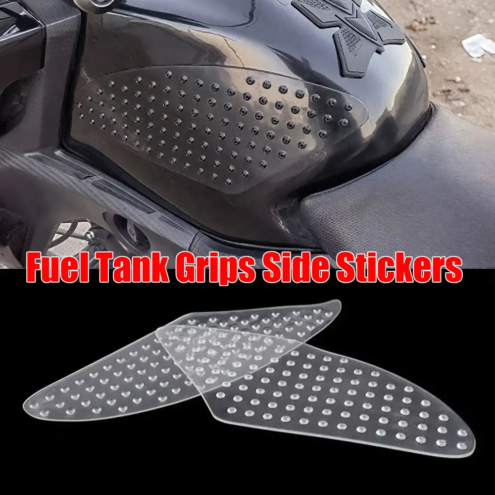 

2pcs Motorcycle Fuel Tank Side Decoration Stickers Gas Knee Non-slip Protection Pad Decal Auto Accessories for Kawasaki / Honda