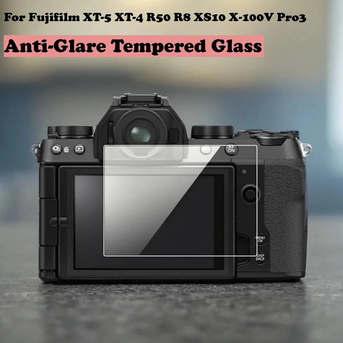 For Fujifilm XT-5 XT-4 R50 R8 XS10 X-100V Pro3 Anti-Glare Tempered Glass - 9H Hardness Matte Screen Protector Film